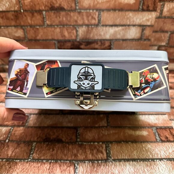 Star Wars Tin Box Mandalorian The Child Baby Yoda - Picture 11 of 12